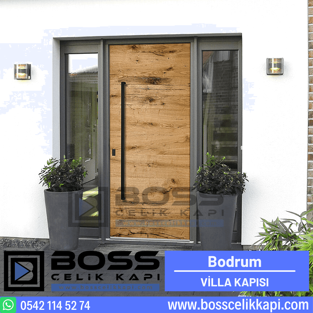 Bodrum Villa Kapısı Modelleri 15 Bodrum Villa Kapısı Modelleri Fiyatları Haustüren Entrance Doors Steel Doors Boss Çelik Kapı (1)