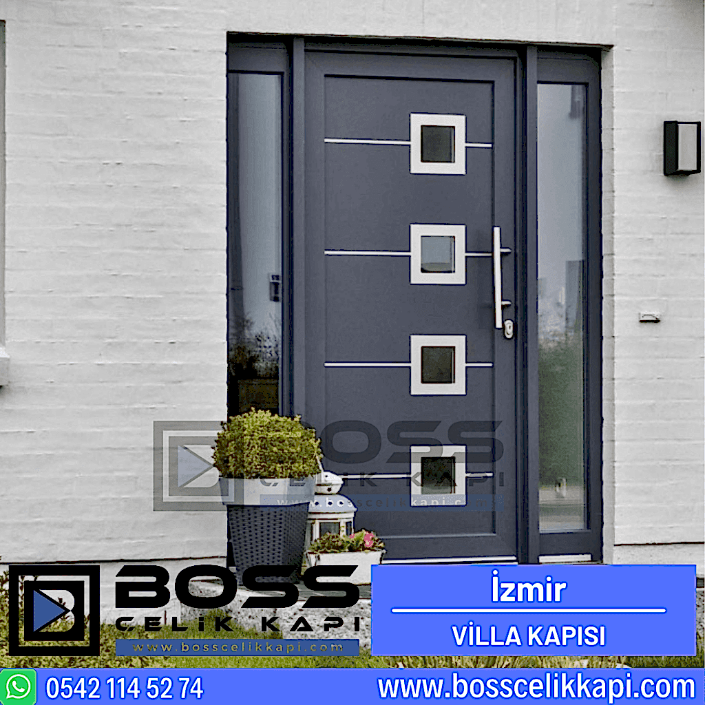 İzmir Villa Kapısı Modelleri Fiyatları Haustüren Entrance Doors Steel Doors Boss Çelik Kapı (1)