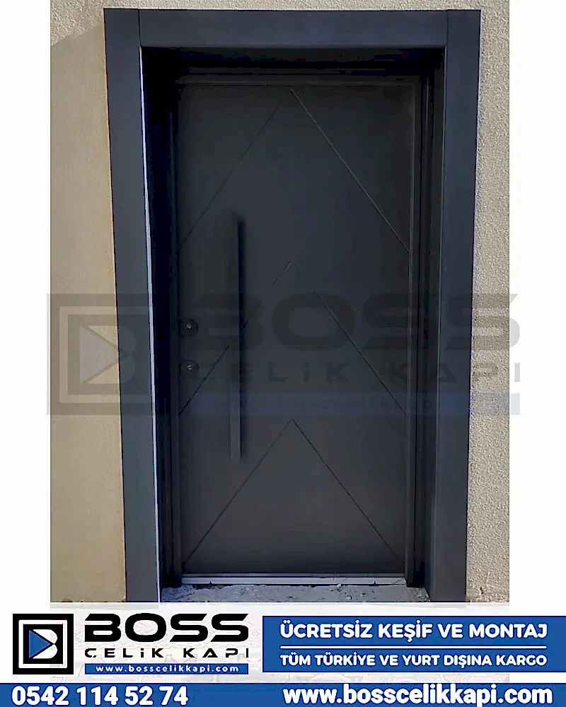 Çelik Kapı Modelleri Çelik Kapı Fiyatları İstanbul Çelik Kapı Antrasit Modern Çelik Kapı