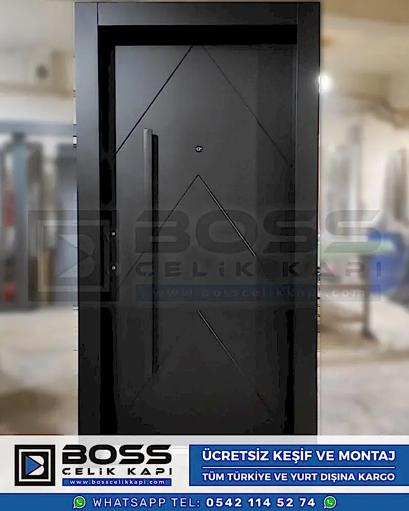 Siyah Çelik Kapı Modelleri Çelik Kapı Fiyatları