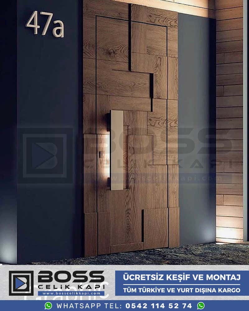 Çelik Kapı Modern Çelik Kapı Lüks Çelik Kapı Fiyatları İstanbul Çelik Kapı Modelleri (24)
