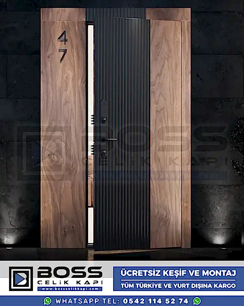 Çelik Kapı Modern Çelik Kapı Lüks Çelik Kapı Fiyatları İstanbul Çelik Kapı Modelleri (26)