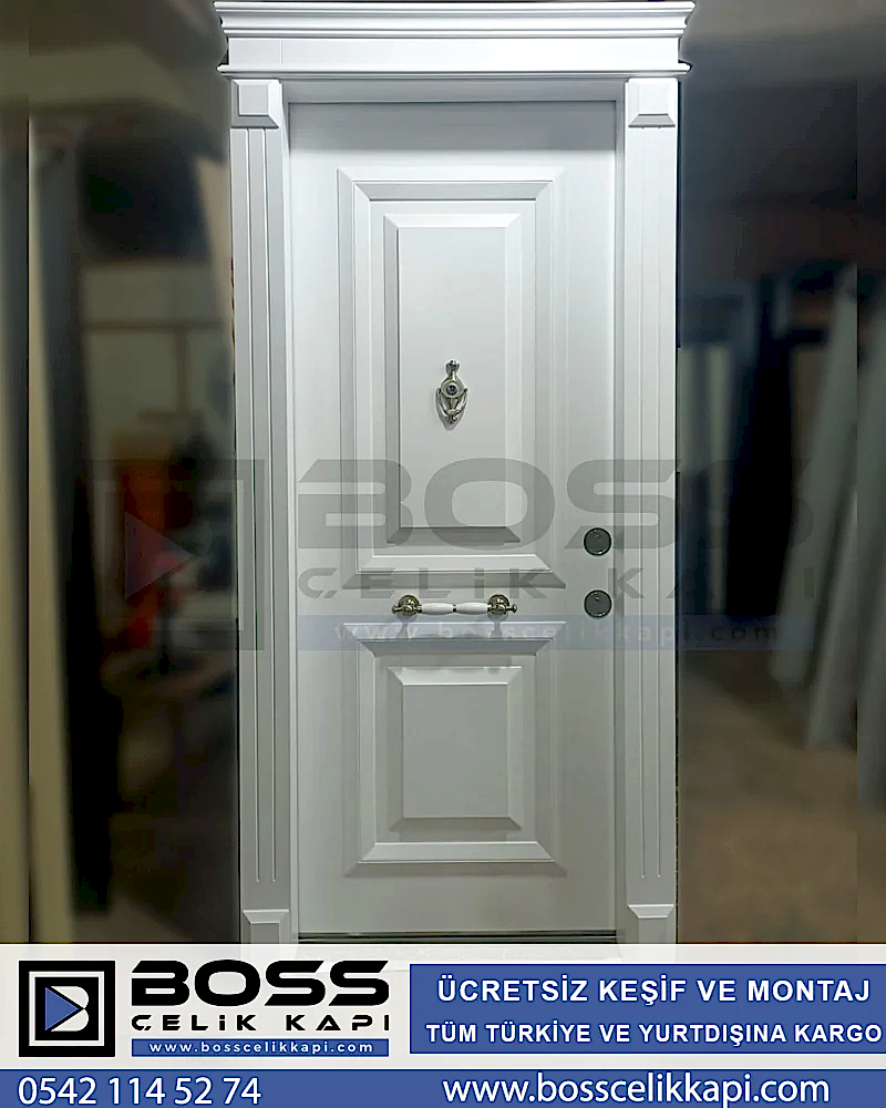 Beyaz Çelik Kapı