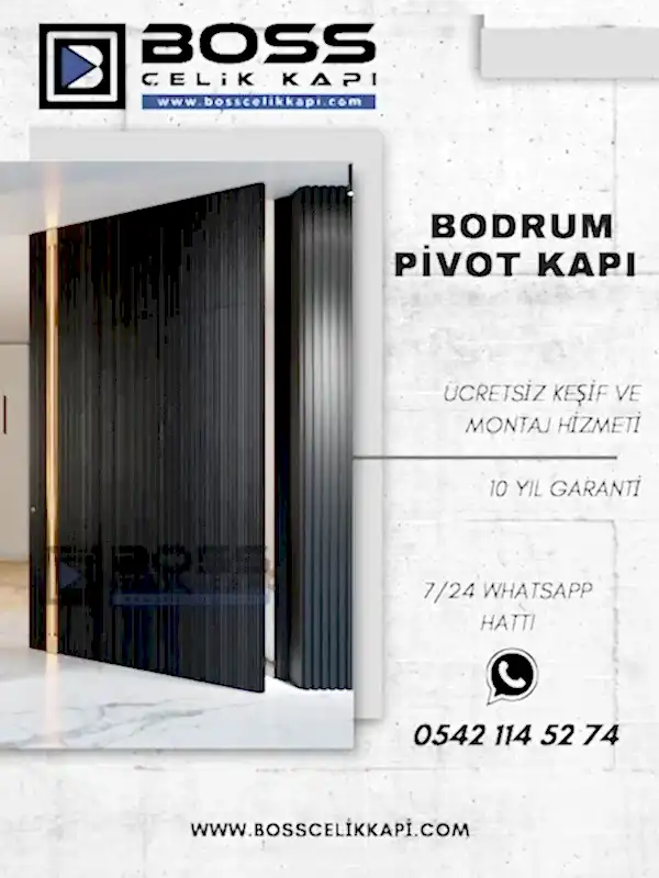 Bodrum Villa Kapısı Modelleri 7 Bodrum-Pivot-Kapi