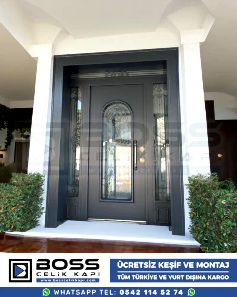 Villa Kapısı Sinatra 54 Ferforje Lüks Villa Kapısı