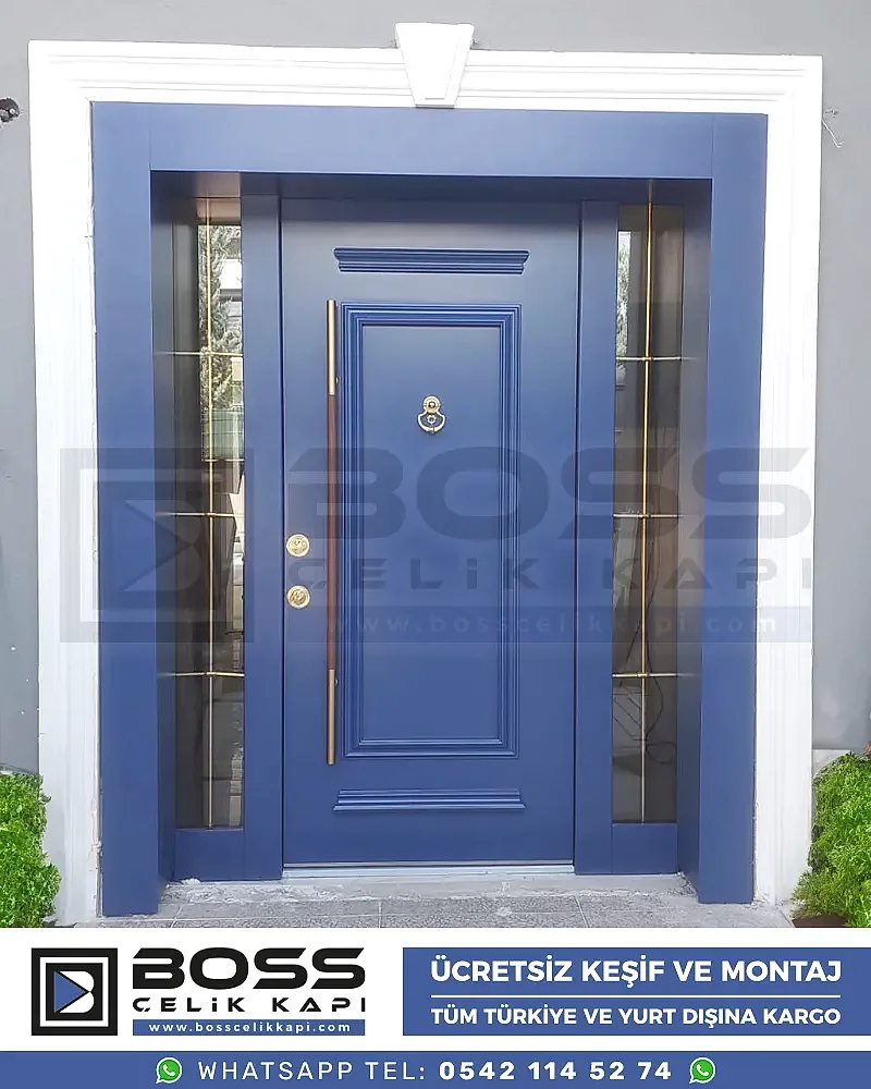 Bodrum Villa Kapısı Modelleri 2 Bodrum-Mavisi-Celik-Villa-Kapisi