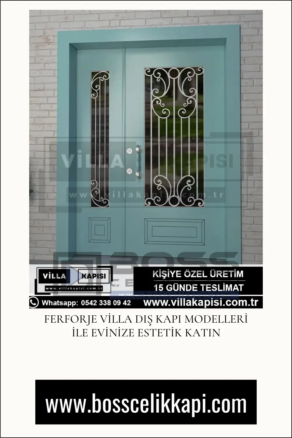 Ferforje Villa Dış Kapı Modelleri Ile Evinize Estetik Katın 2 3 1