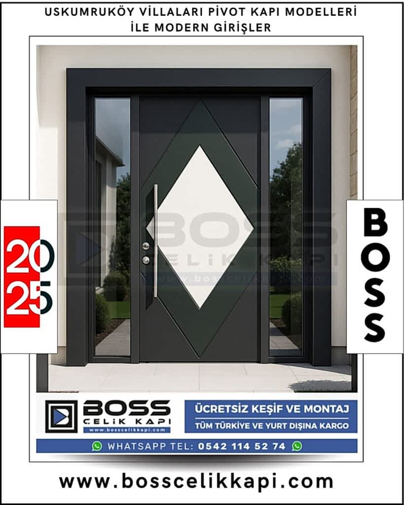 Uskumruköy Villaları Pivot Kapı Modelleri İle Modern Girişler 1 23 Min