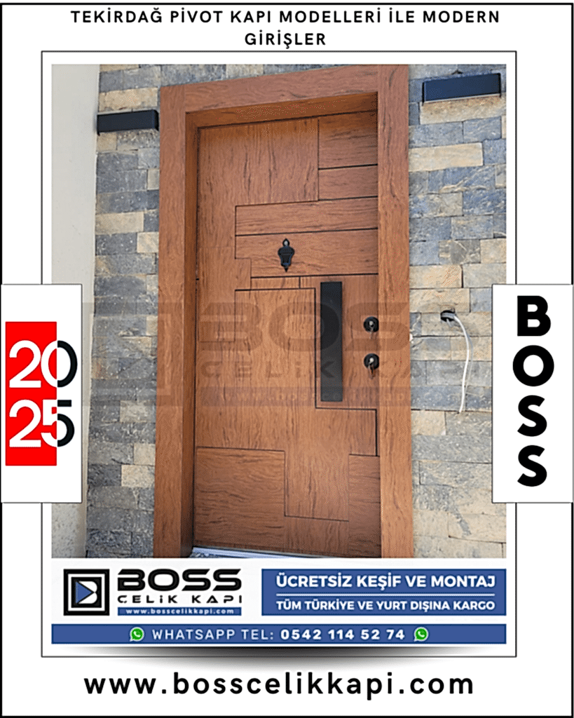 Tekirdağ Pivot Kapı Modelleri İle Modern Girişler 1 35