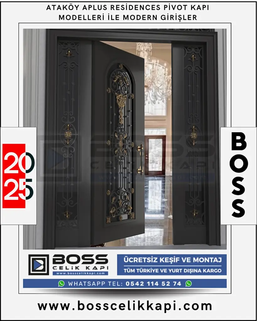 Ataköy Aplus Residences Pivot Kapı Modelleri İle Modern Girişler 1 61
