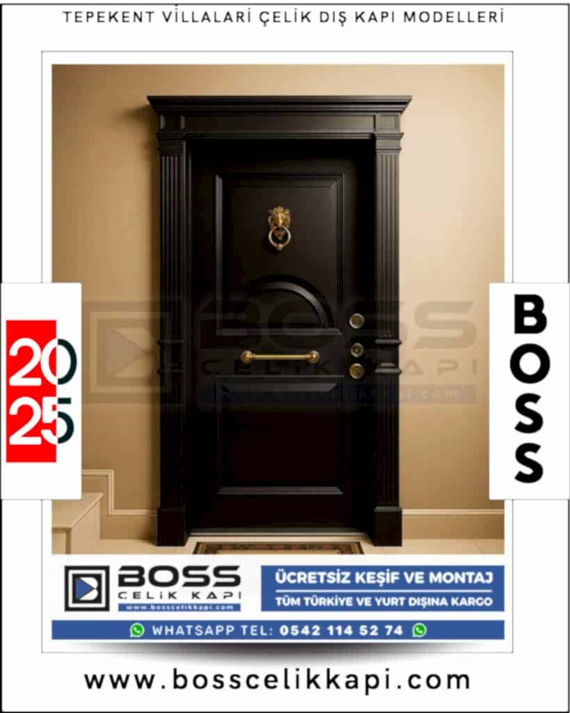Tepekent Vi̇llalari Çelik Dış Kapı Modelleri 6 93 Min
