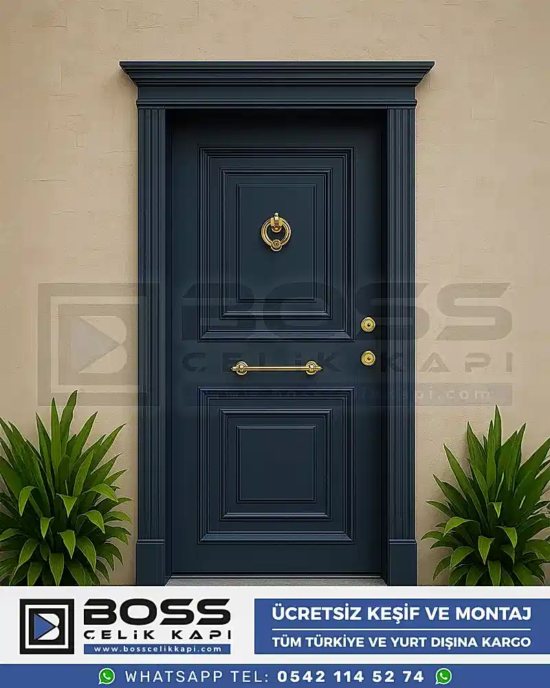 Charon-Mavi-Celik-Kapi-Altin-Aksesuar