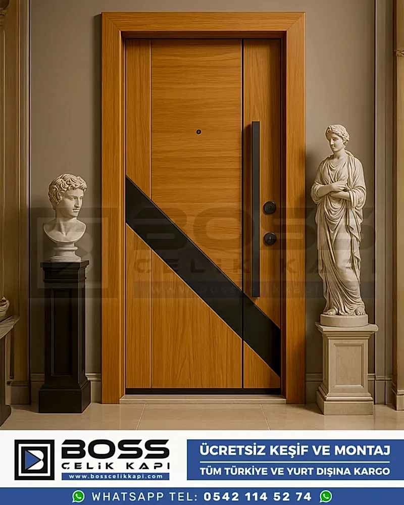 Eflatun-Modern-Celik-Kapi-Cift-Renk