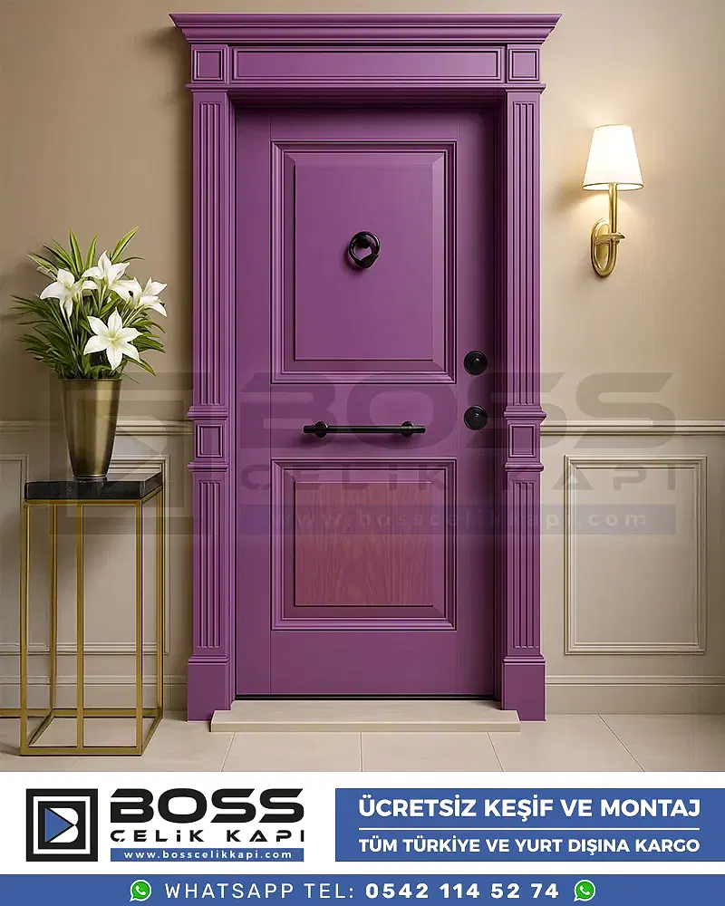 Neptun-Purple-Celik-Kapi