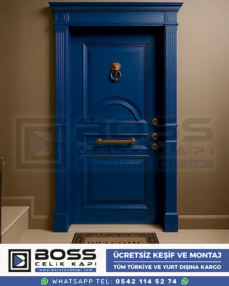 Pegasus-Mavi-Deap-Blue-Celik-Kapi