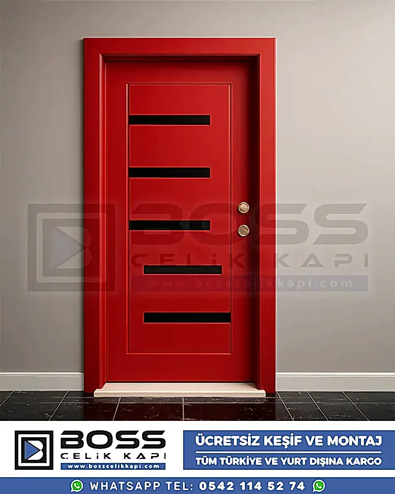 Themis-Lake-Kirmizi-Celik-Kapi