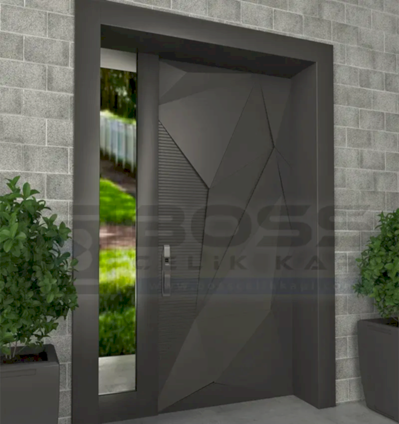 Lamborghini Camlı Villa Kapısı