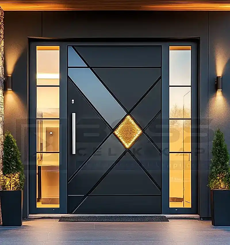 Modern Dış Kapı Villa Kapisi 3X