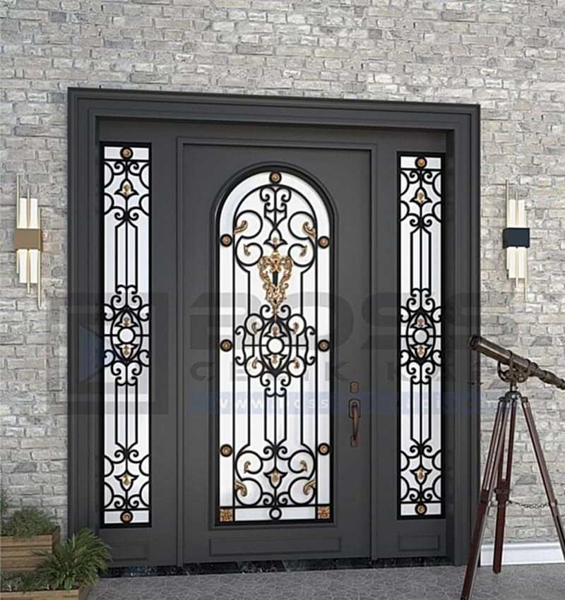 Ferforje Villa Kapısı Antrasit