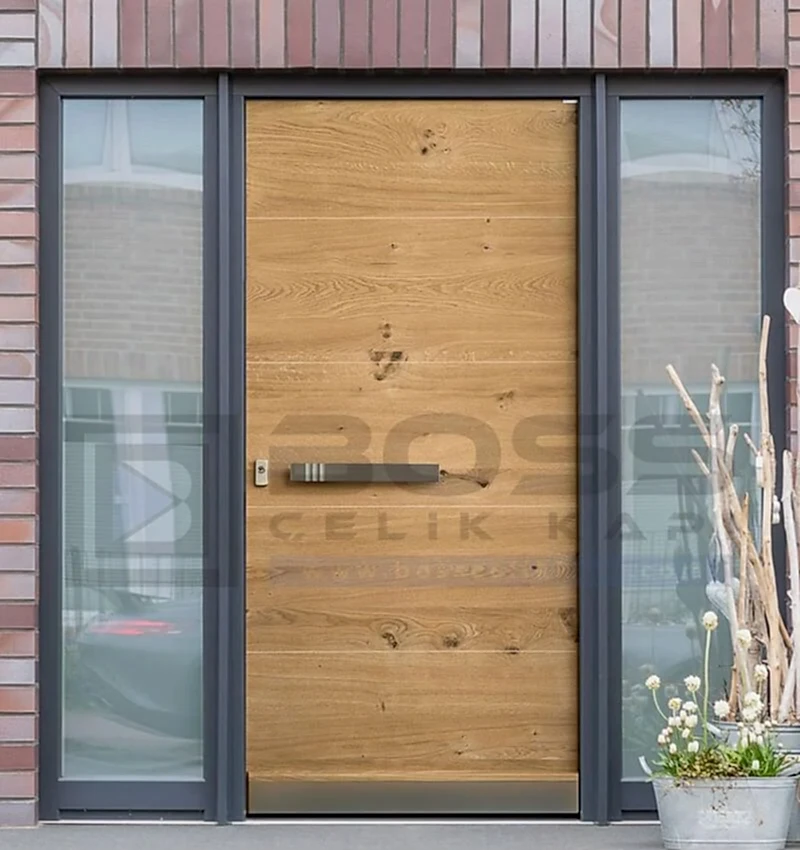 İreko Ahşap Kaplama Çelik Villa Kapısı 263