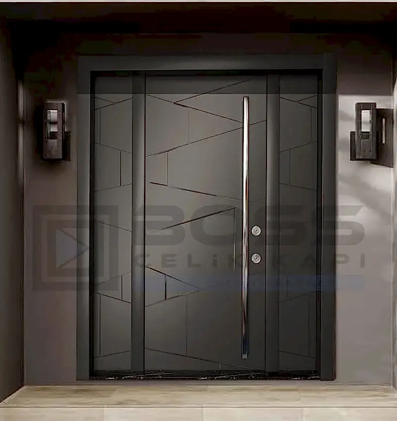 Kompozit Kompakt Çelik Villa Kapısı Modelleri 253