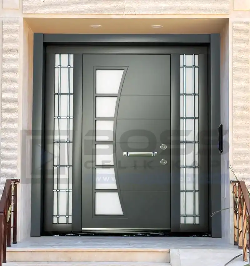 Kompozit Kompakt Çelik Villa Kapısı Modelleri 254