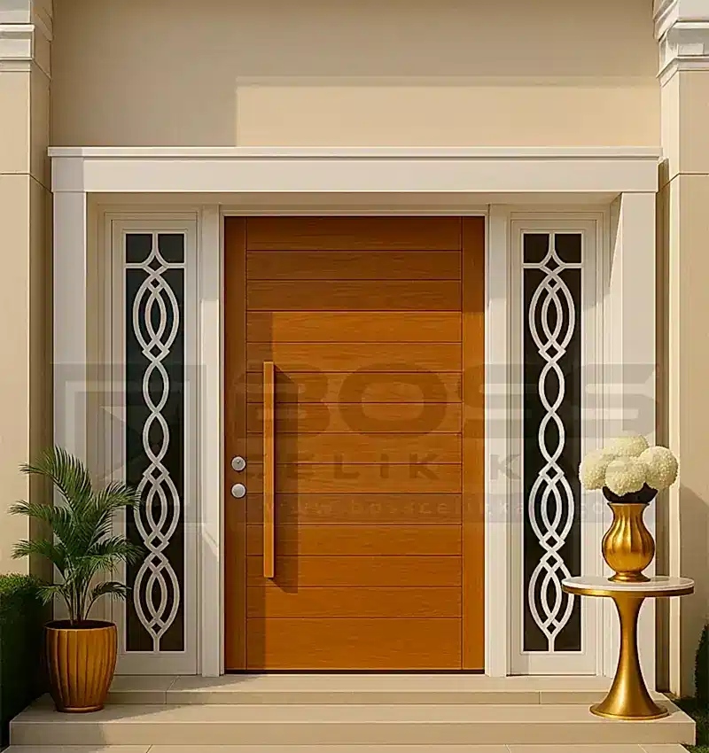 Ahşap Villa Kapısı Macellan