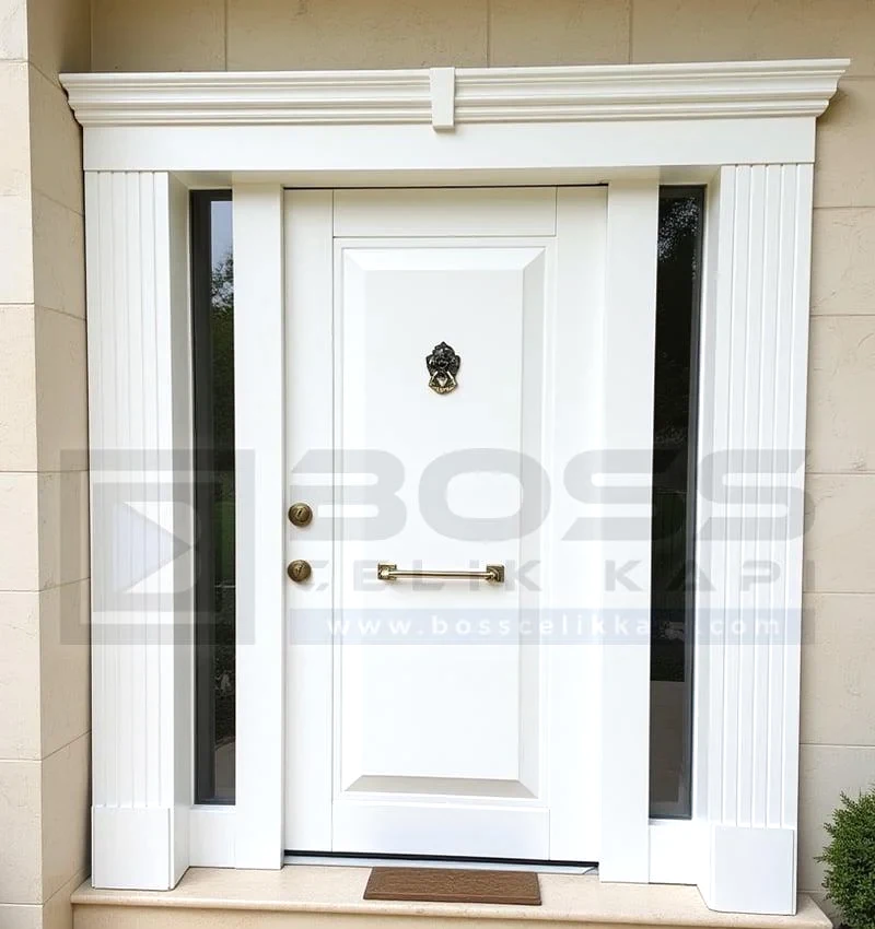 Beyaz Villa Kapısı Martin