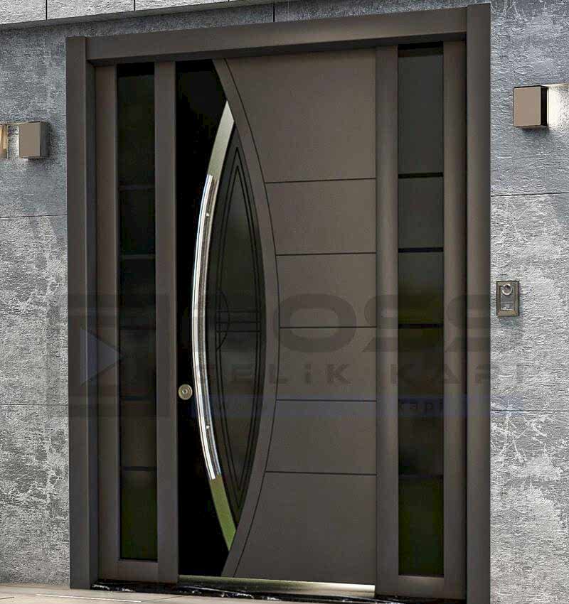 Kompozit Kompakt Çelik Villa Kapısı Modelleri 252