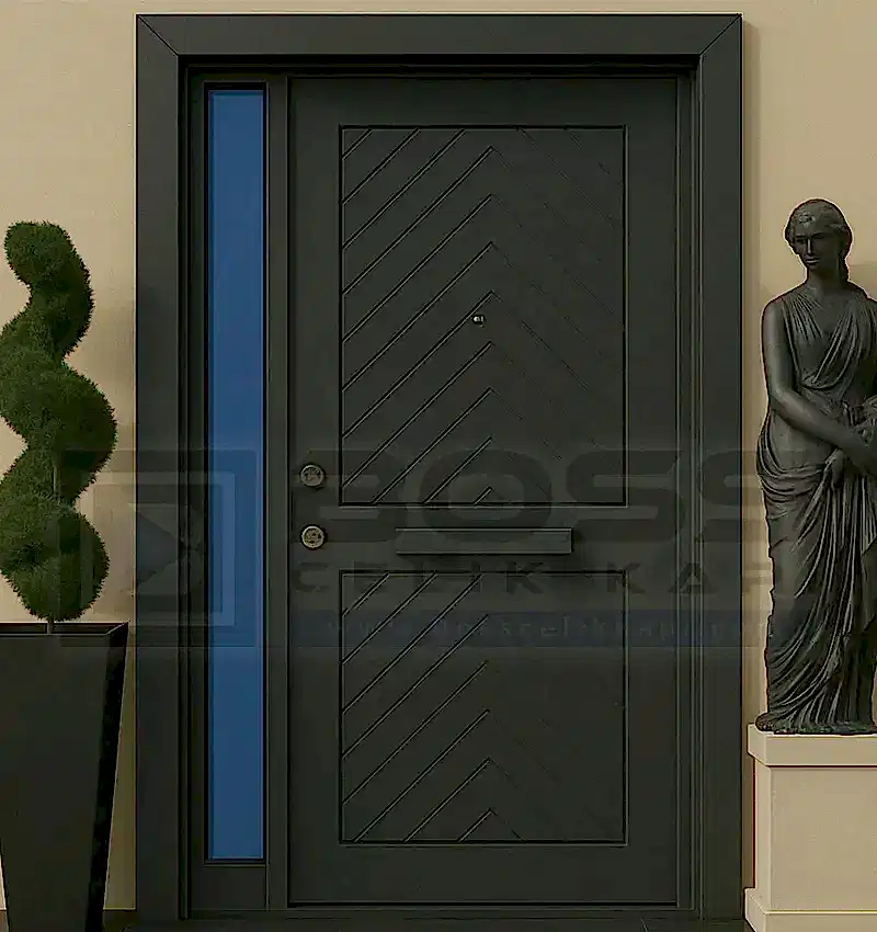 Siyah Villa Kapısı New Maze