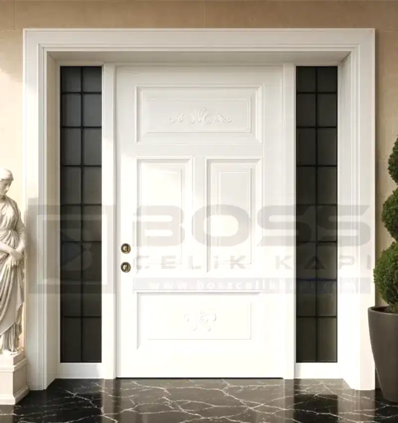 Beyaz Villa Kapısı Simona