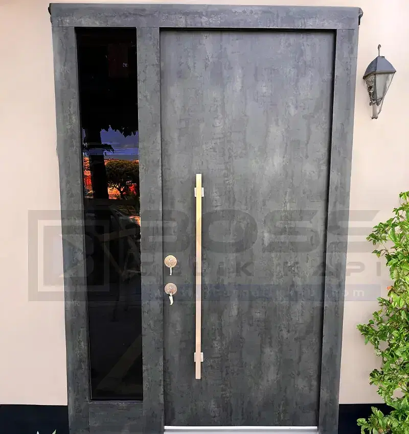 Taş Desenli Villa Kapısı Modelleri