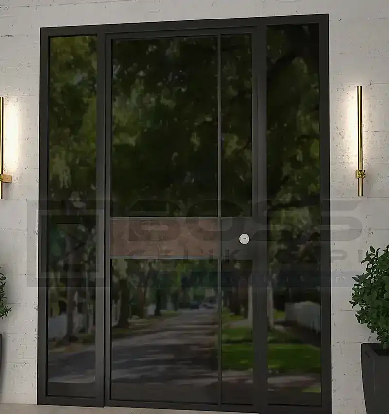 Temperli Cam Villa Kapısı