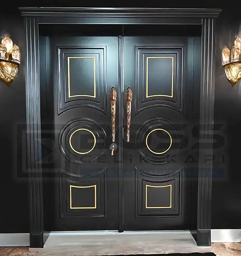 Siyah Gold Villa Kapısı Modelleri 2024 Fiyatları