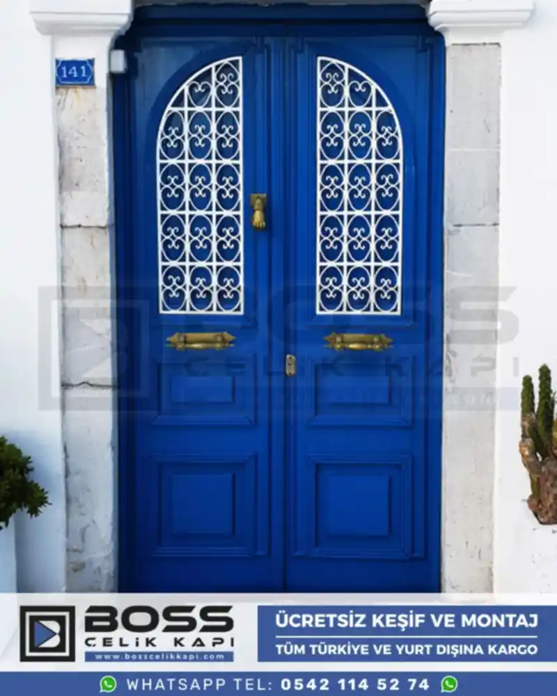 Bodrum Villa Kapısı Modelleri 13 Bodrum Villa Kapısı Mavi Villa Kapısı Modelleri Bodrum Villa Kapıları Indirimli Villa Kapısı Modelleri Çelik Kapıcı Bodrum